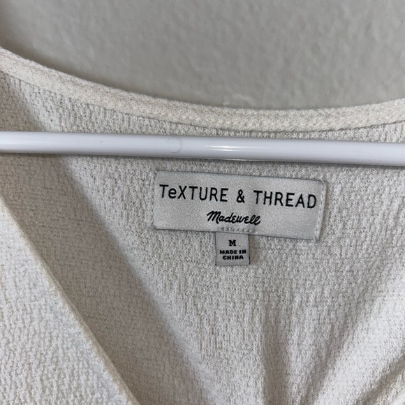 Madewell Texture and Thread long Sleeve Top - Picture 3 of 3